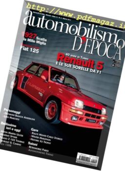 Automobilismo d’Epoca – Marzo 2017