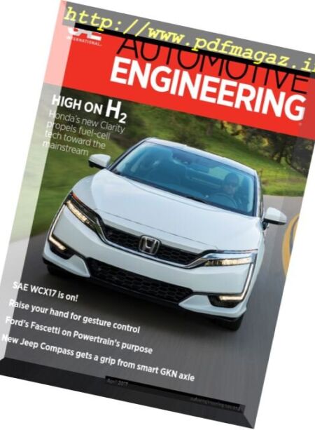 Automotive Engineering – April 2017 Cover