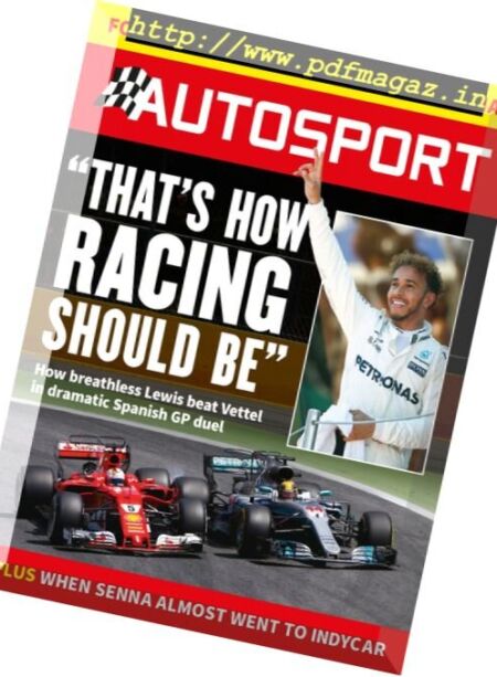 Autosport – 18 May 2017 Cover