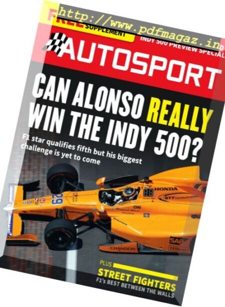Autosport – 25 May 2017 Cover