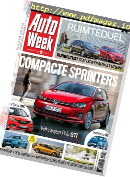 AutoWeek Netherlands – 10-17 Mei 2017 Cover