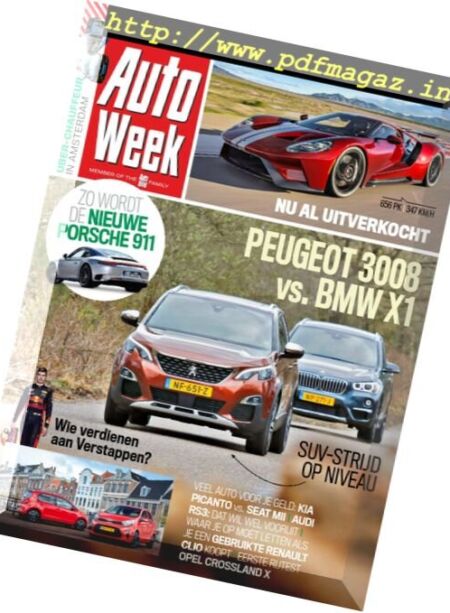AutoWeek Netherlands – 17-24 Mei 2017 Cover