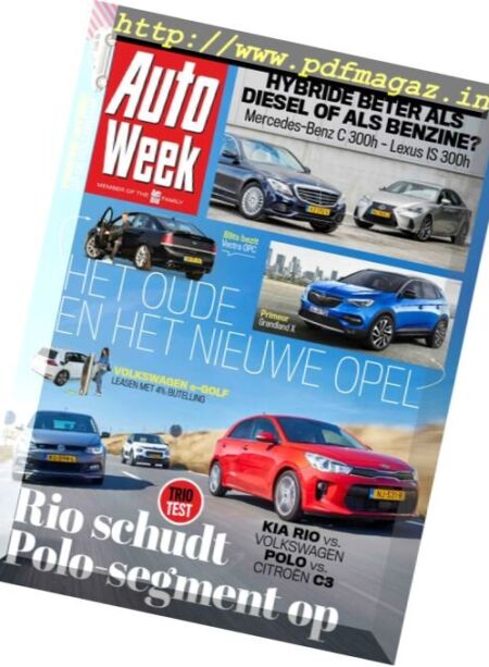 AutoWeek Netherlands – 19-26 April 2017 Cover