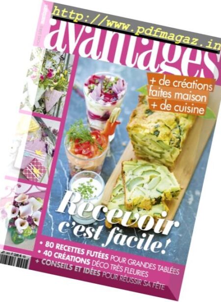 Avantages – Hors-Serie Cuisine N.44, 2017 Cover