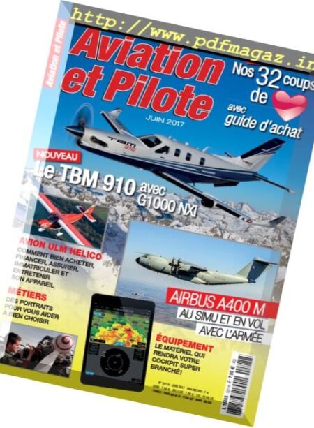 Aviation et Pilote – Juin 2017 Cover