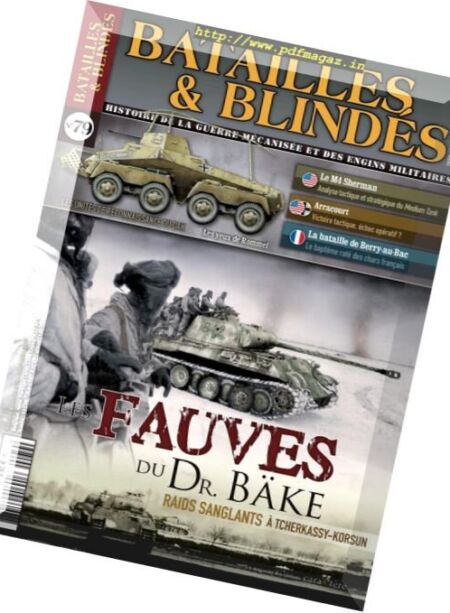 Batailles & Blindes – Juin-Juillet 2017 Cover
