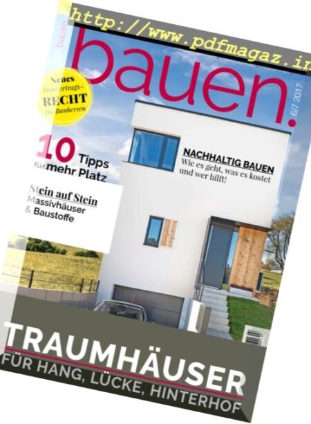 bauen! Germany – Juni-Juli 2017 Cover