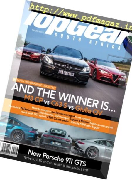 BBC Top Gear South Africa – May 2017 Cover