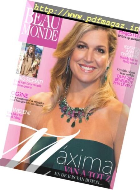 Beau Monde – 19 April – 9 Mei 2017 Cover
