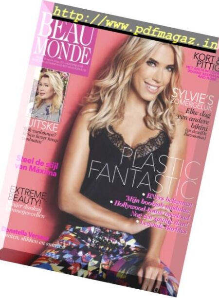 Beau Monde – 31 Mei – 20 Juni 2017 Cover