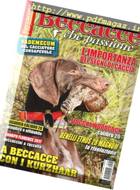 Beccacce Che Passione – Maggio-Giugno 2017 Cover