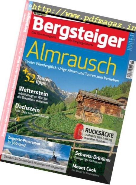 Bergsteiger – Juni 2017 Cover