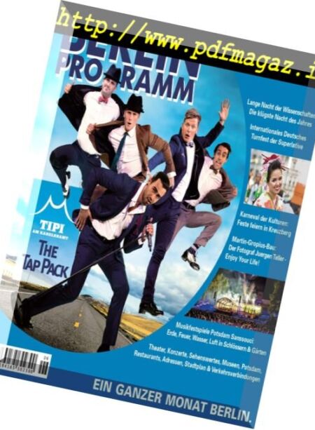 Berlin Programm – Juni 2017 Cover