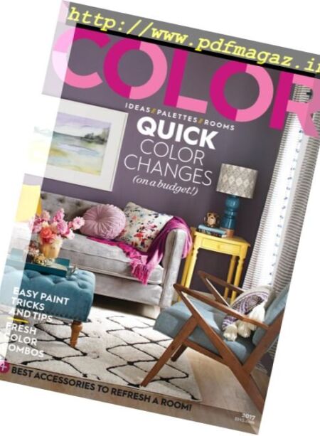 Better Homes & Gardens USA – Color 2017 Cover