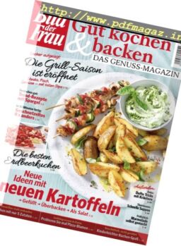 Bild der Frau Gut Kochen & Backen – Mai-Juni 2017
