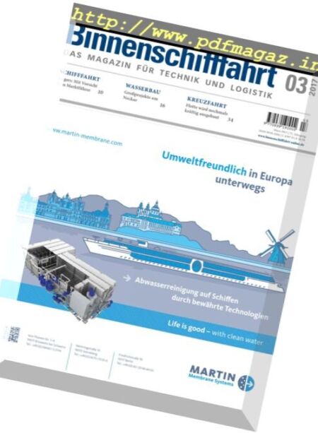 Binnenschifffahrt – Marz 2017 Cover
