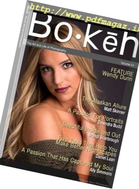 Bokeh – Vol. 54, 2017 Cover