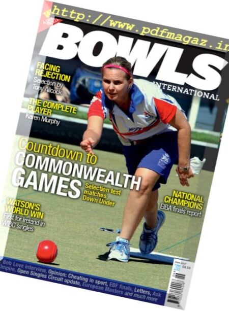 Bowls International – June 2017 Cover