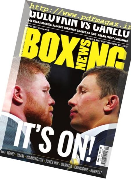 Boxing News – 11 May 2017 Cover