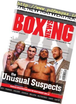 Boxing News – 18 May 2017