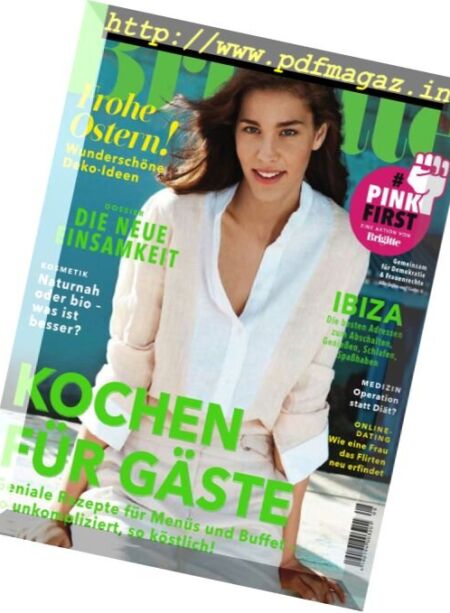 Brigitte – Nr.8, 29 Marz 2017 Cover