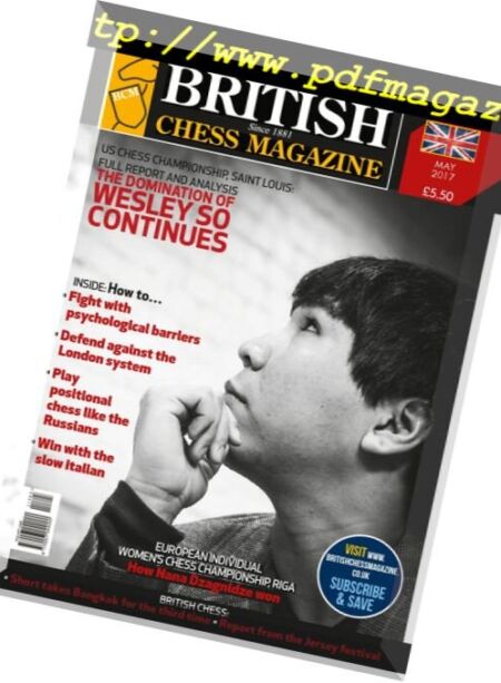 British Chess Magazine – May 2017 Cover