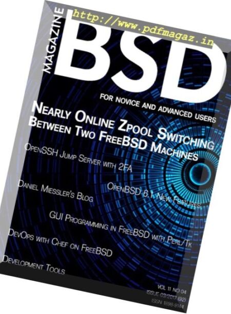 BSD Magazine – April 2017 Cover