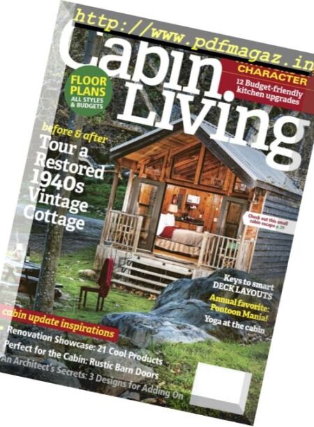 Cabin Living – May-June 2017 Cover