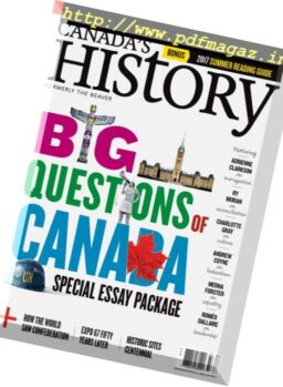 Canada’s History – June-July 2017
