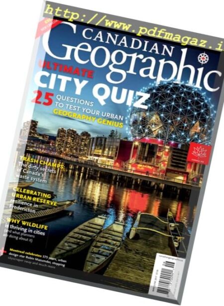 Canadian Geographic – May-June 2017 Cover