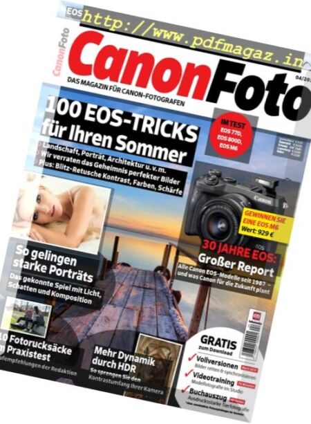 CanonFoto – Nr.4, 2017 Cover