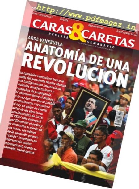 Caras & Caretas – 21 Abril 2017 Cover