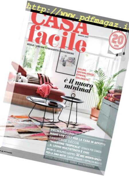 CasaFacile – Maggio 2017 Cover