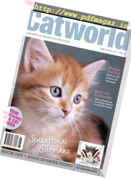Cat World – January 2017 Cover