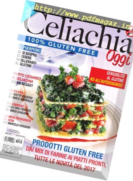Celiachia Oggi – Gennaio-Febbraio 2017 Cover
