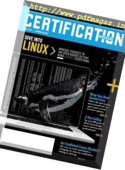 Certification Magazine – April 2017
