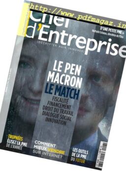 Chef d’Entreprise – Mai 2017