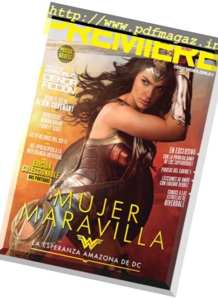 Cine Premiere – Mayo 2017 Cover