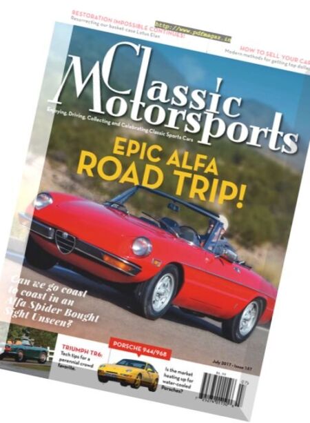 Classic Motorsports – July 2017 Cover