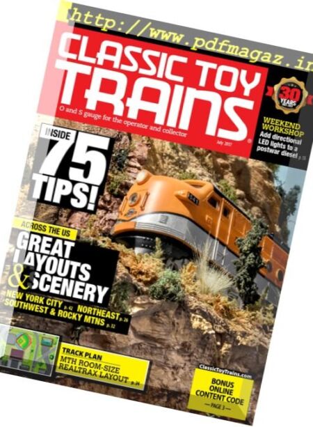 Classic Toy Trains – July 2017 Cover