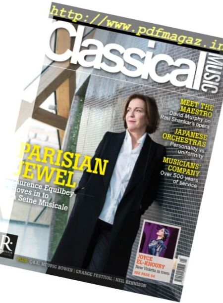 Classical Music – May 2017 Cover
