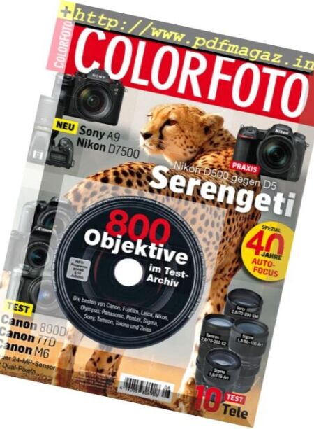 ColorFoto – Juni 2017 Cover