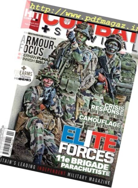Combat & Survival – April 2017 Cover