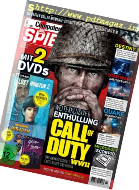 Computer Bild Spiele – Juni 2017 Cover