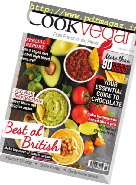Cook Vegan – May 2017 Cover