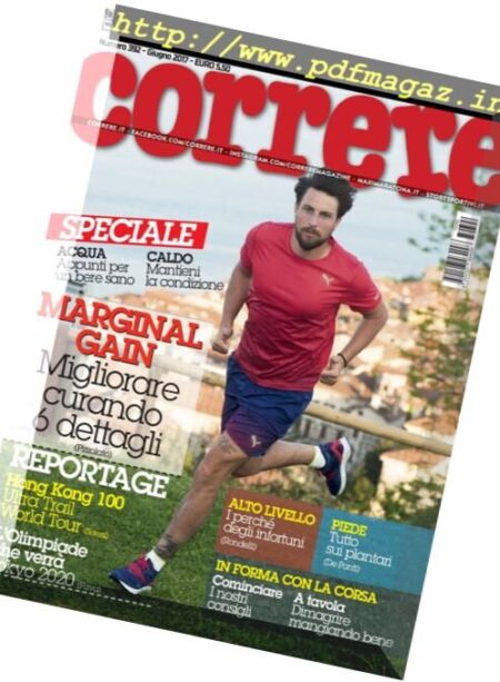 Correre – Giugno 2017 Cover
