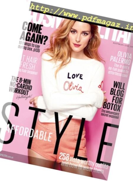 Cosmopolitan Australia – June 2017 Cover