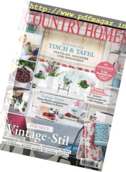 Country Homes – Mai-Juni 2017