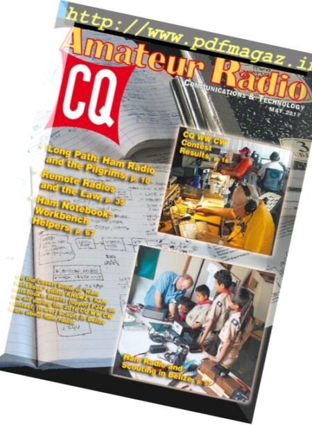 CQ Amateur Radio – May 2017 Cover