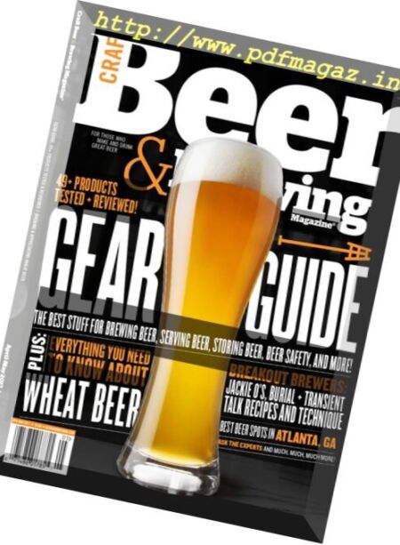 Craft Beer & Brewing – April-May 2017 Cover